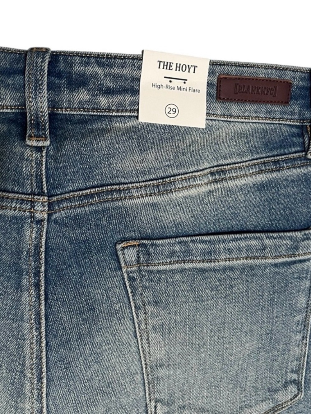 Blank NYC Hoyt High Rise Mini Flare Jeans - Picture 4 of 6
